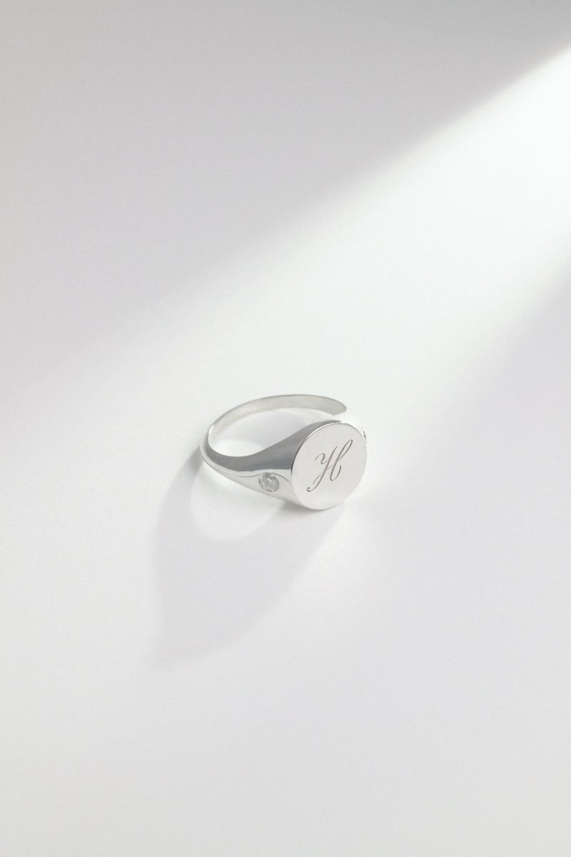 Engraved Signet Ring - HANSON