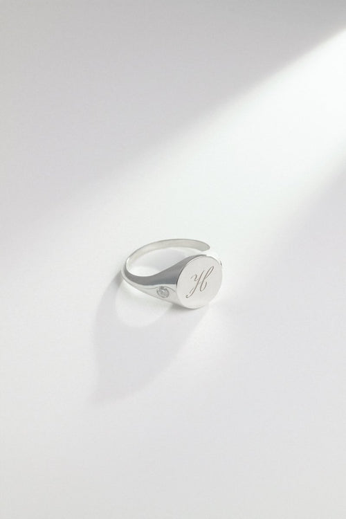 Engraved Signet Ring - HANSON