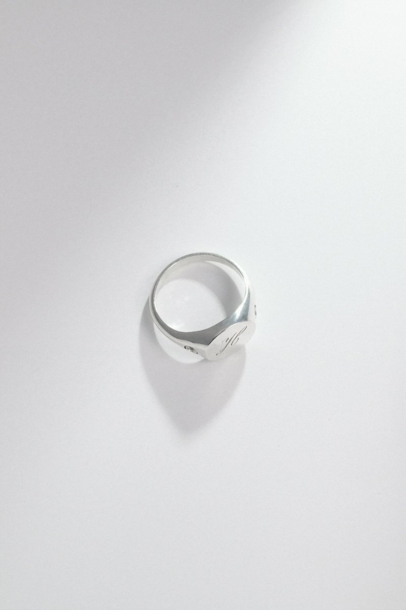 Engraved Signet Ring - HANSON