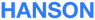 Blue 'HANSON' logo on a white background
